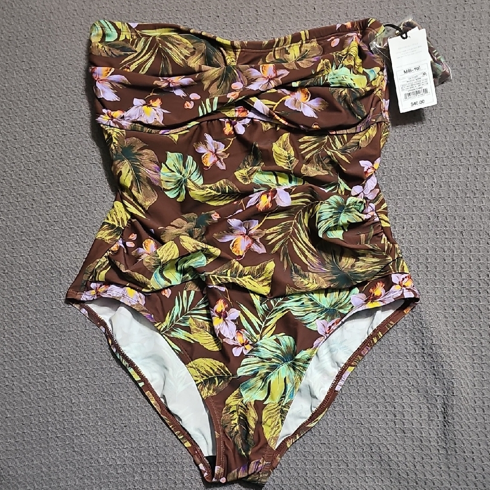 Tropical Floral One-Piece Swimsuit